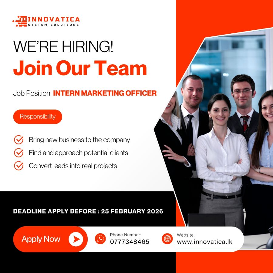 Intern Marketing Officer (Business Development) - ITPro.lk