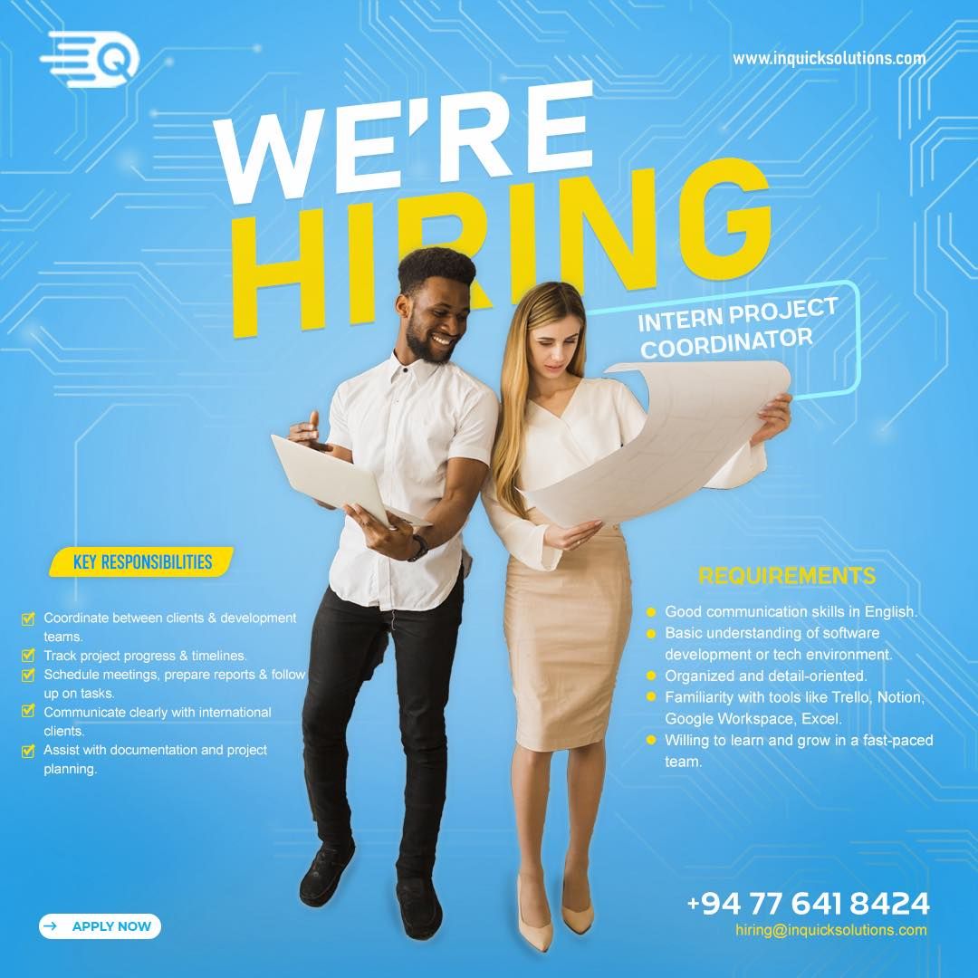 Intern Project Coordinator - ITPro.lk