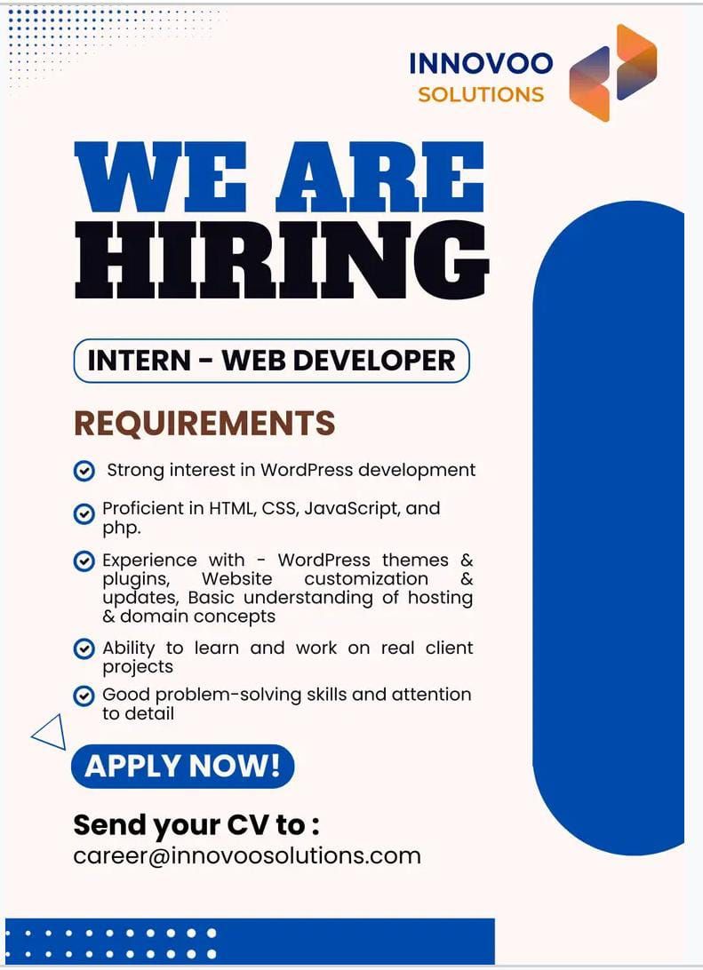 Intern Web Developer - ITPro.lk