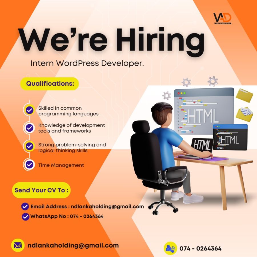 Intern WordPress Developer - ITPro.lk