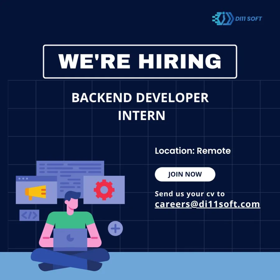 Job poster for Intern – Back End Developer