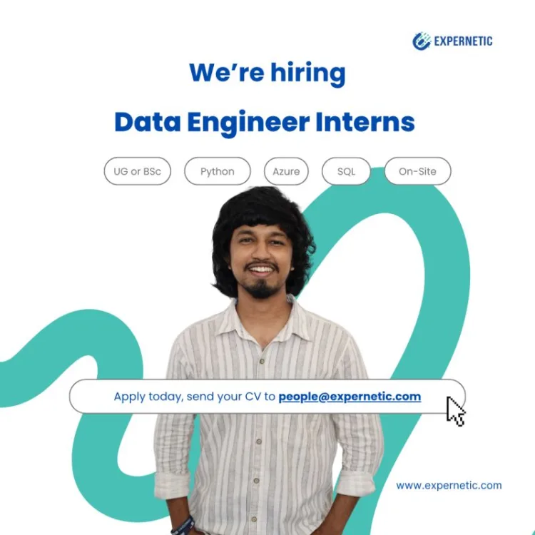 Job poster for Intern – Data Engineer