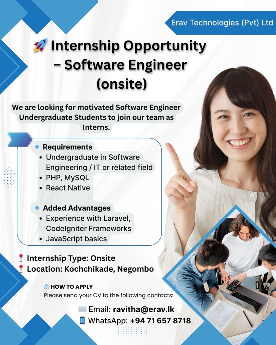 Internship - Software Engineer - ITPro.lk