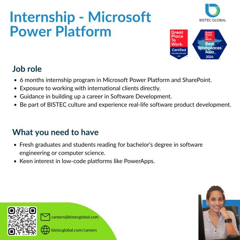 Internship – Microsoft Power Platform - ITPro.lk
