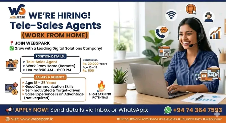 Job poster for IT Tele Sales Agent