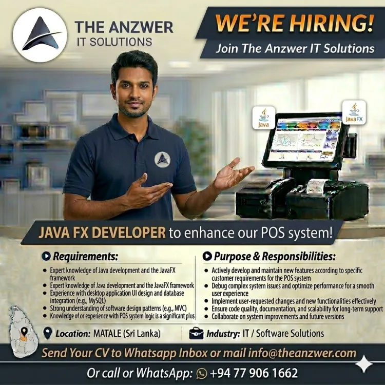 Job poster for Java FX Developer