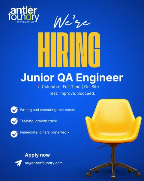 Job poster for Junior QA Engineer
