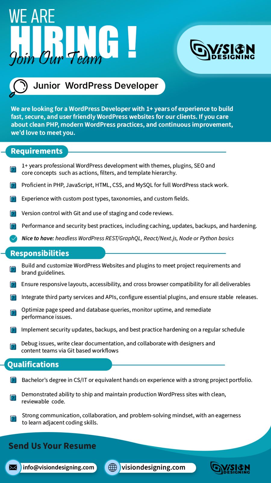 Junior WordPress Developer - ITPro.lk