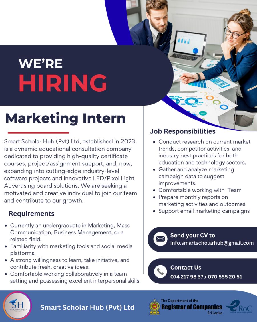 Marketing Intern - ITPro.lk