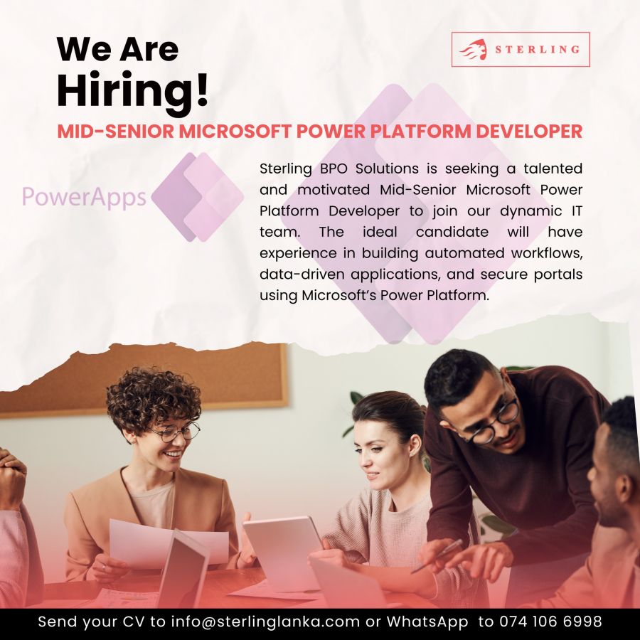 Mid-Senior Microsoft Power Platform Developer - ITPro.lk