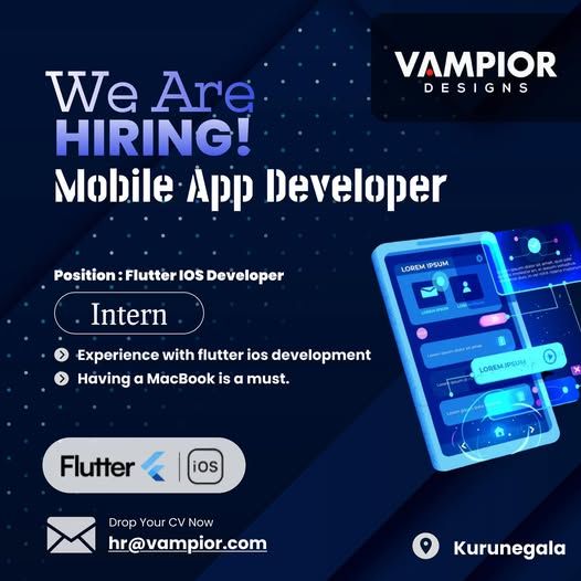 Mobile App Developer (Intern) - ITPro.lk