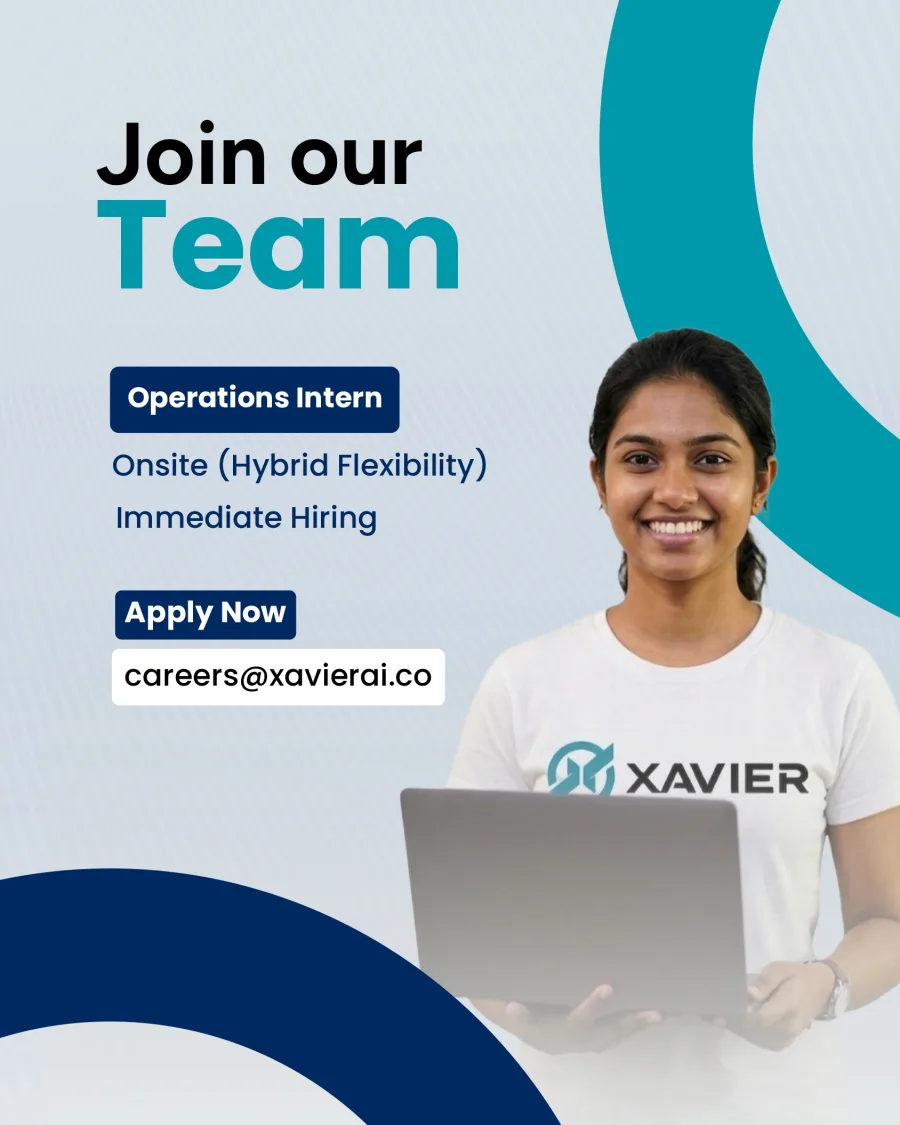 Job poster for Operations Intern