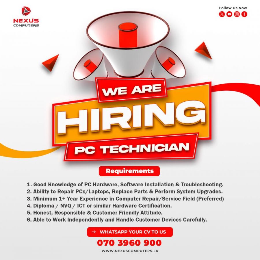 PC Technician - ITPro.lk