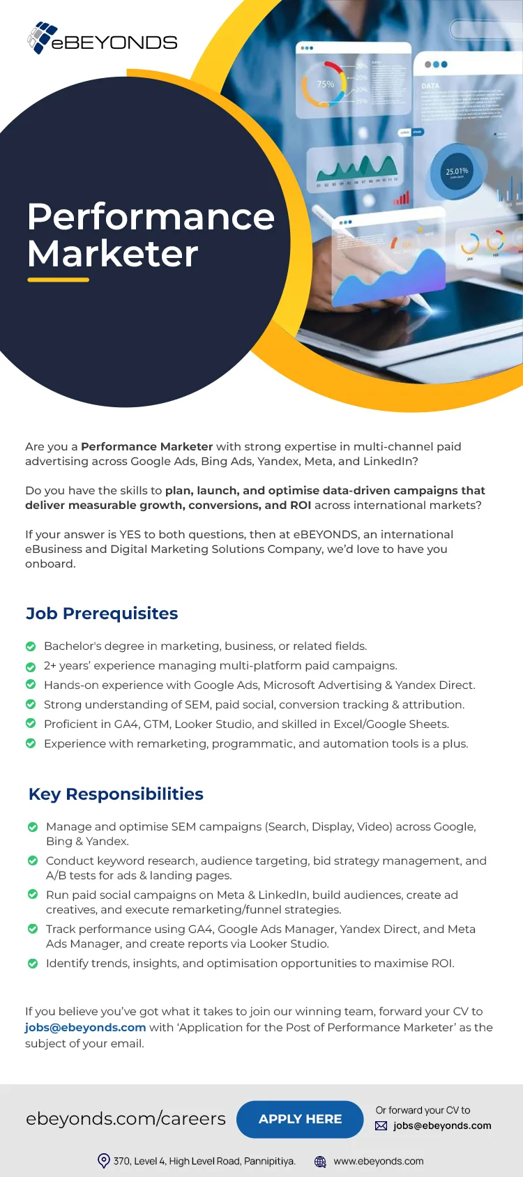 Job poster for Performance Marketer