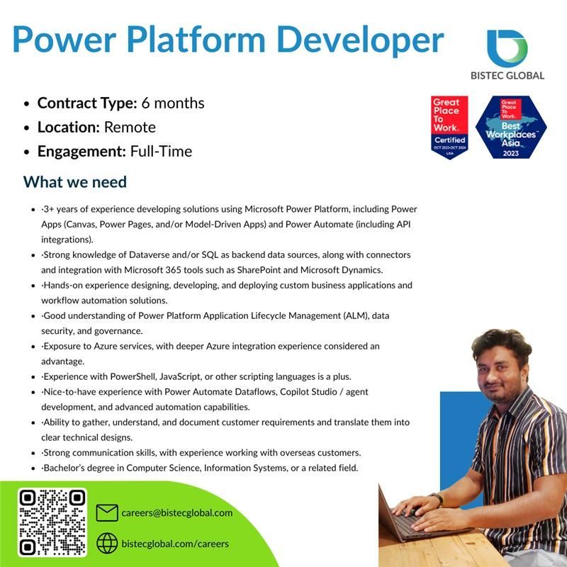 Power Platform Developer - ITPro.lk