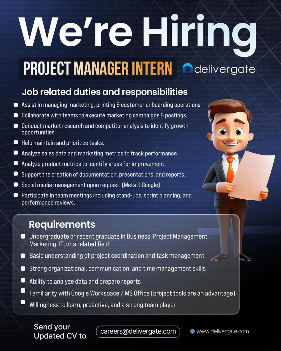 Project Manager Intern - ITPro.lk