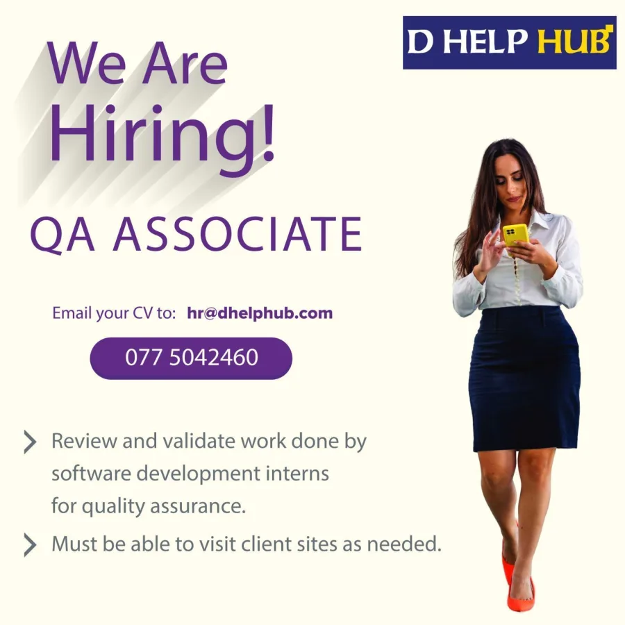 Job poster for QA Associate