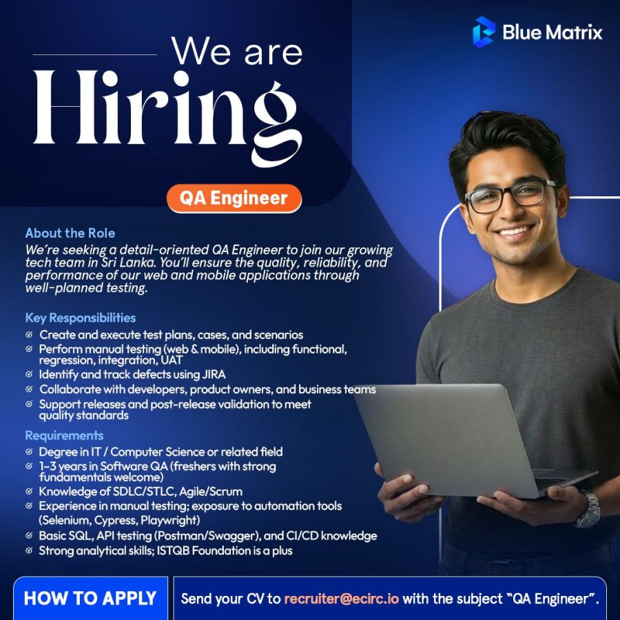 QA Engineer - ITPro.lk