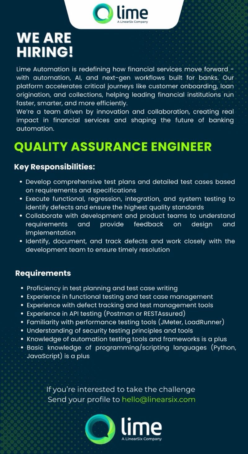 Quality Assurance Engineer - ITPro.lk