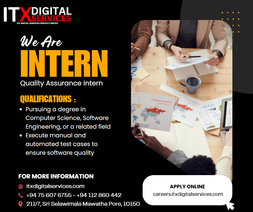 Quality Assurance Intern - ITPro.lk