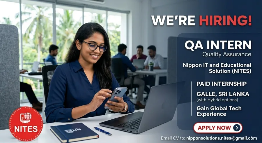 Job poster for Quality Assurance Intern