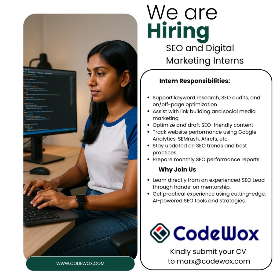 SEO and Digital Marketing Interns - ITPro.lk