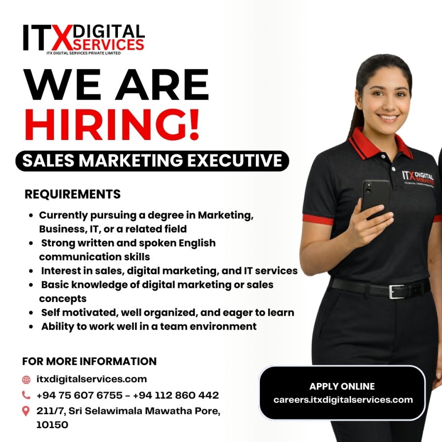 Sales & Marketing Executive - ITPro.lk
