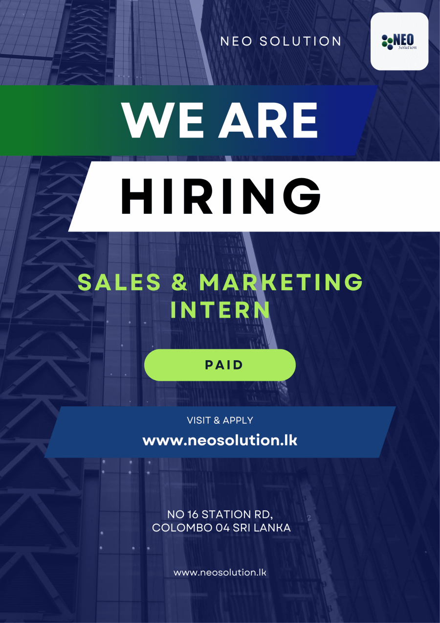 Sales & Marketing Intern - ITPro.lk