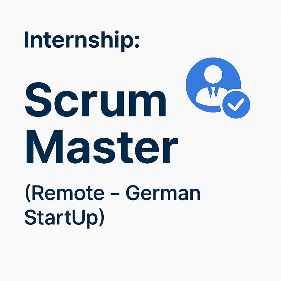 Scrum Master - Internship (Remote - German StartUp) - ITPro.lk