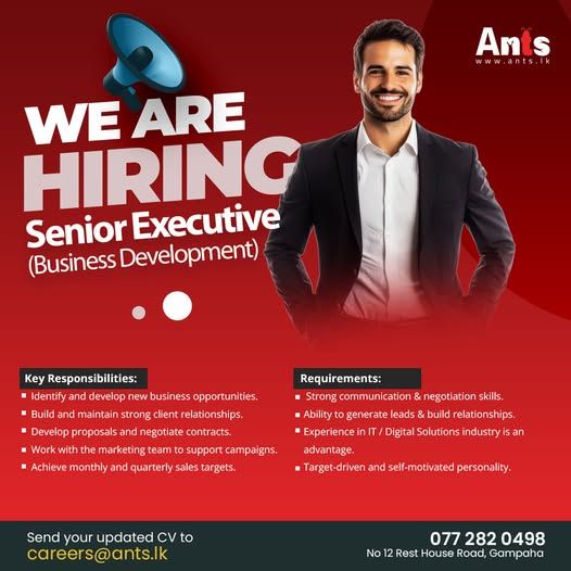 Senior Executive - Business Development - ITPro.lk