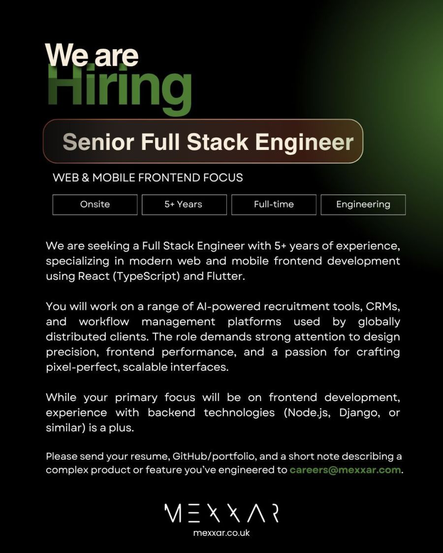 Senior Full Stack Engineer - ITPro.lk