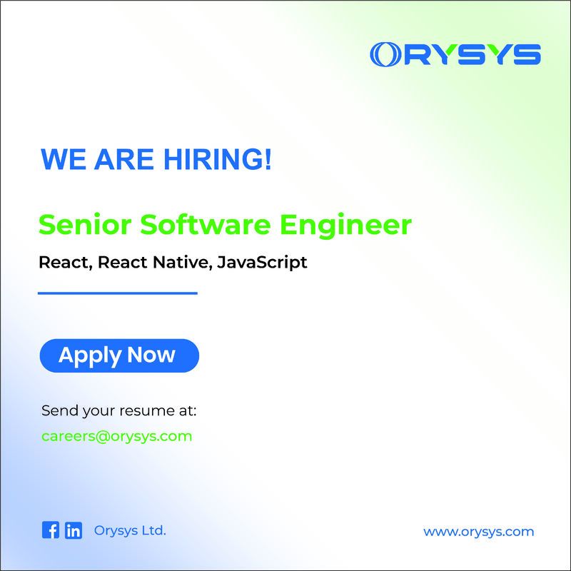 Senior Software Engineer – React, React Native, JavaScript - ITPro.lk