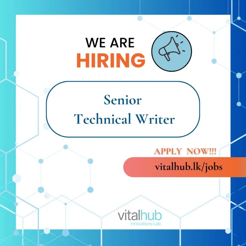 Job poster for Senior Technical Writer