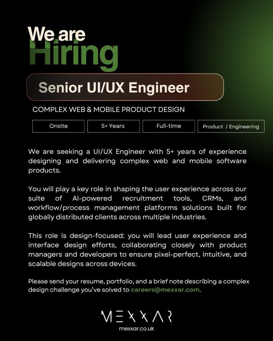 Senior UI/UX Engineer - ITPro.lk