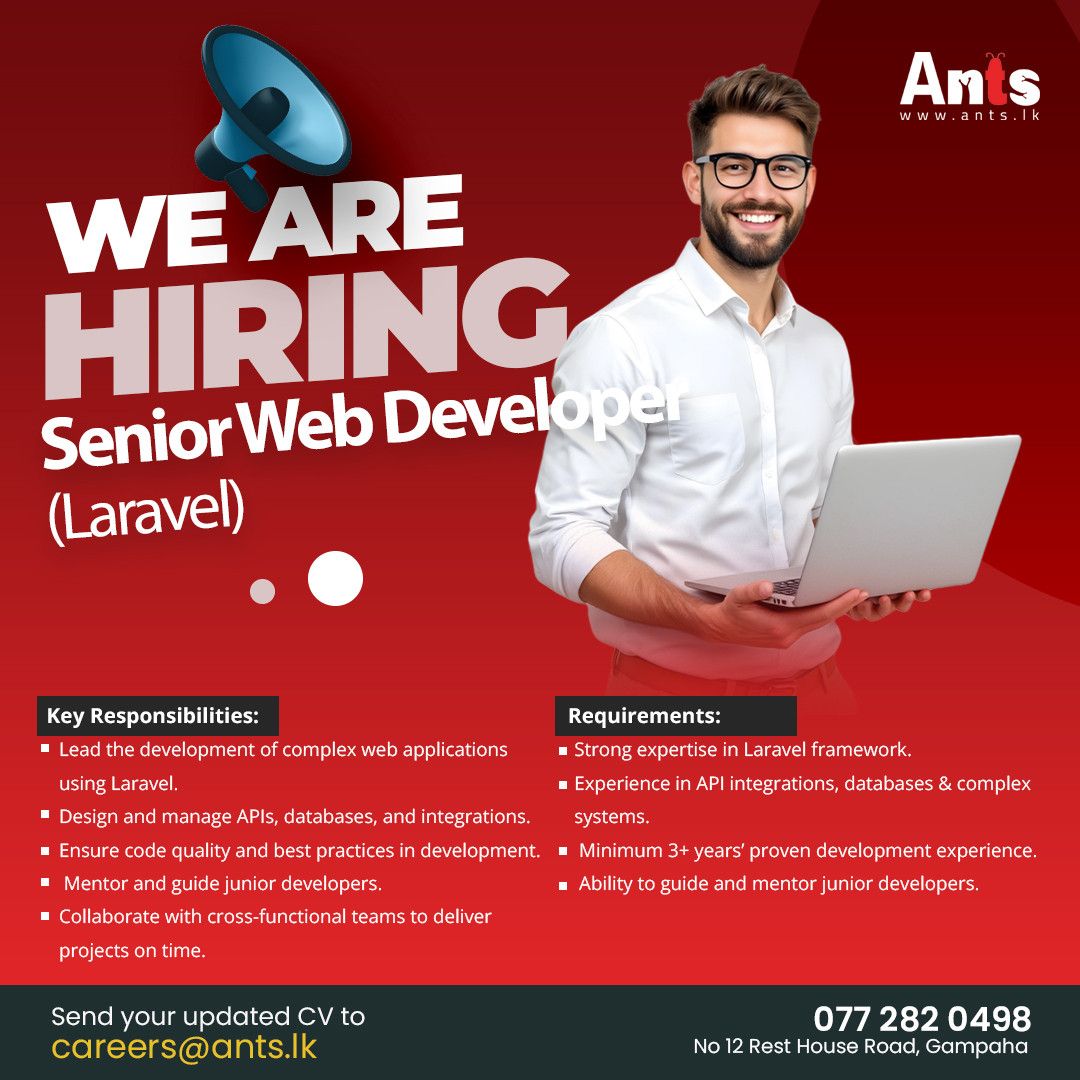 Senior Web Developer - ITPro.lk