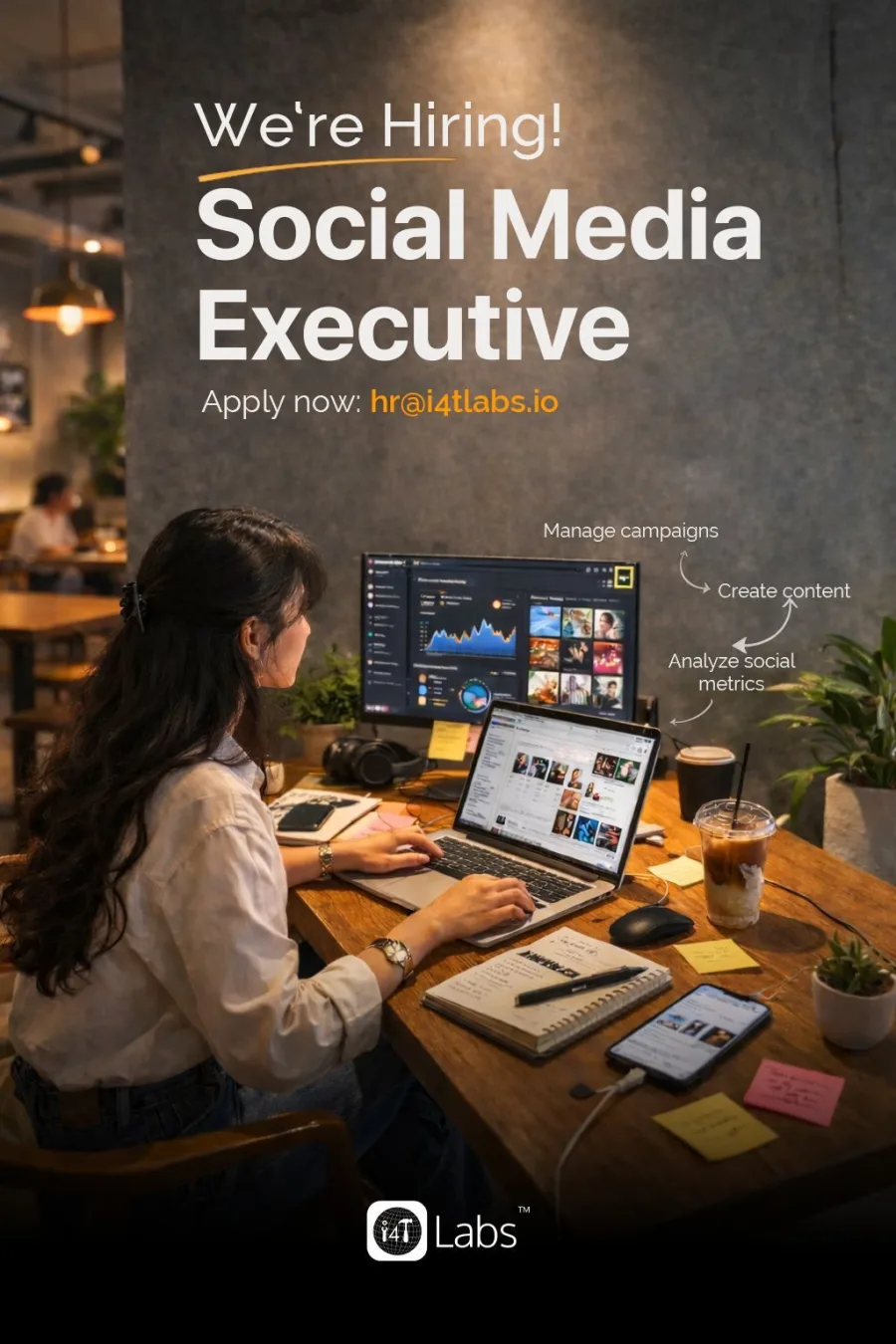 Job poster for Social Media Executive