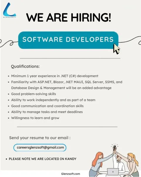 Job poster for Software Developer