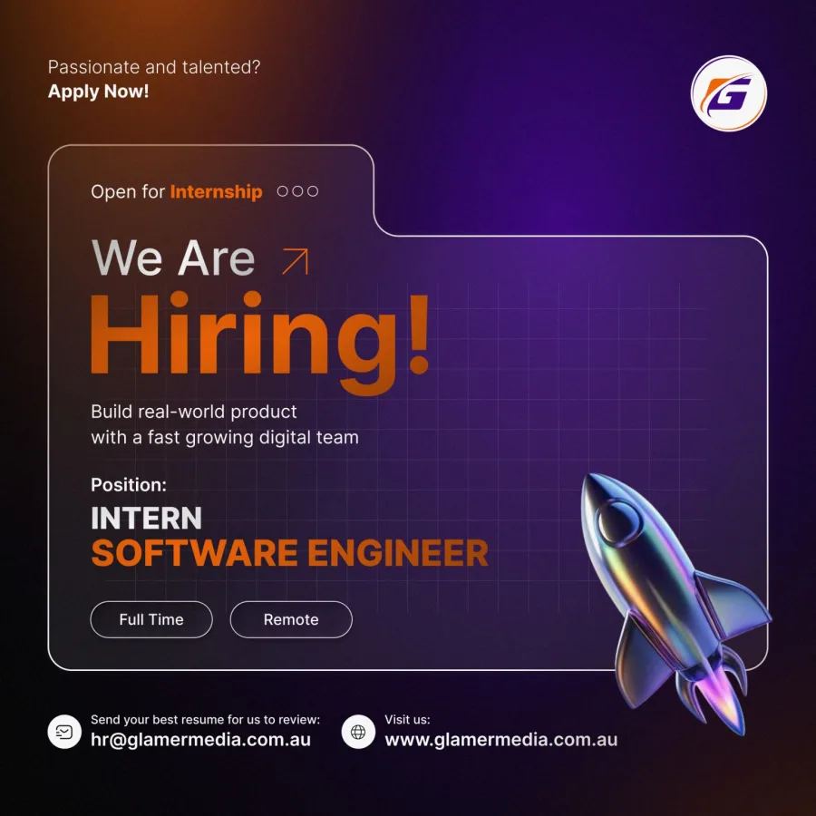 Job poster for Software Developer Intern