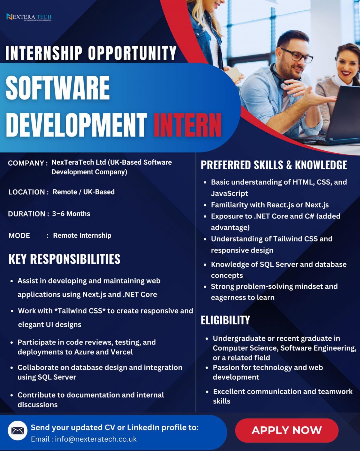 Software Development Intern - ITPro.lk