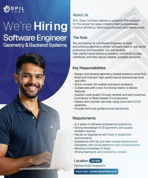 Job poster for Software Engineer - Geometry & Backend Systems
