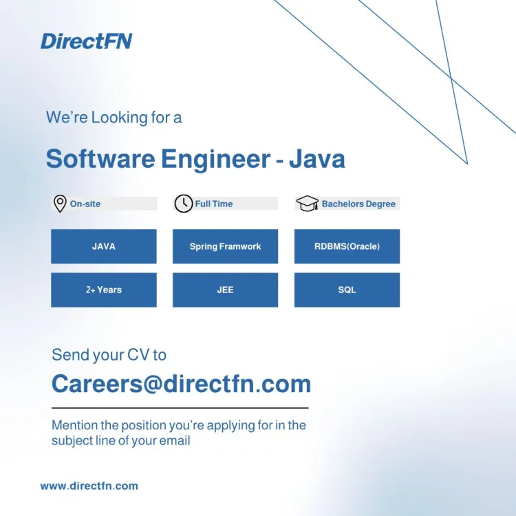 Job poster for Software Engineer - Java