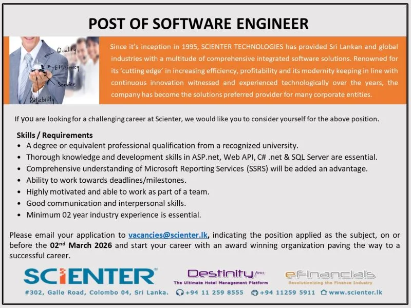 Software Engineer - ITPro.lk