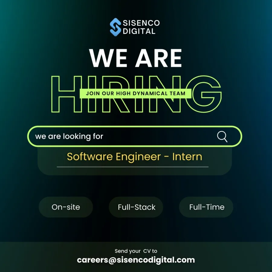 Job poster for Software Engineer Intern
