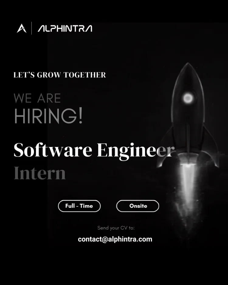 Job poster for Software Engineer Intern