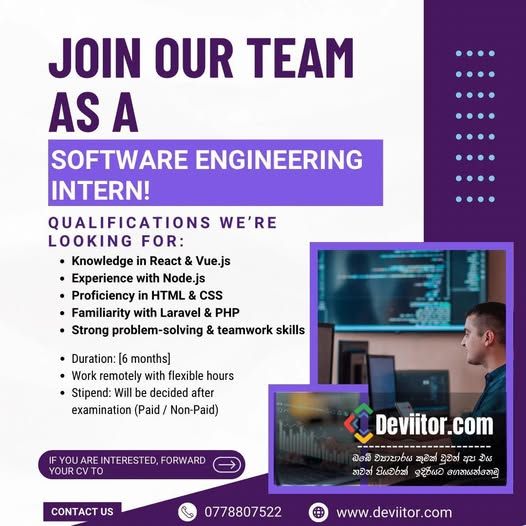 Software Engineering Intern - ITPro.lk