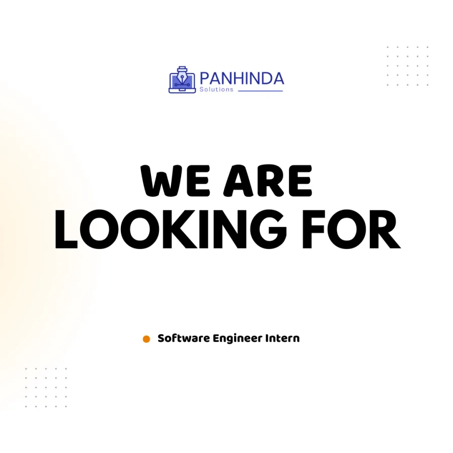 Job poster for Software Engineering Intern (Non-paid)