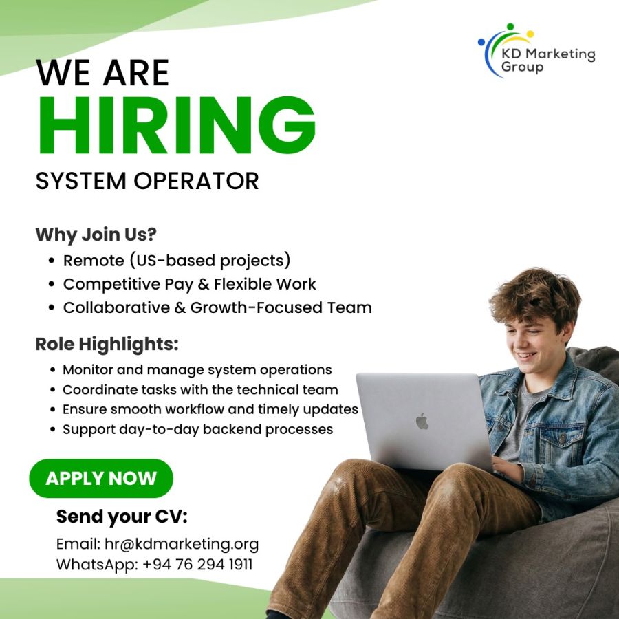 System Operator - ITPro.lk