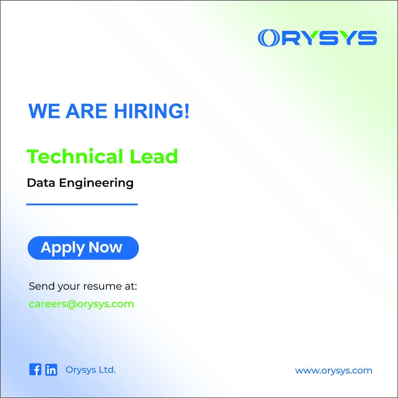 Job poster for Tech Lead - Data Engineering