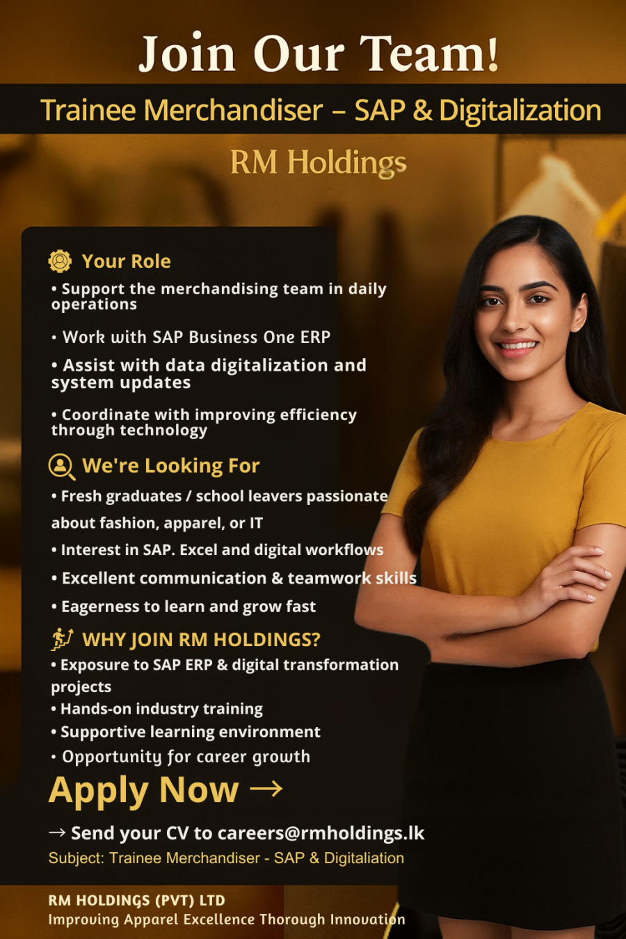Trainee Merchandiser - SAP & Digitalization - ITPro.lk