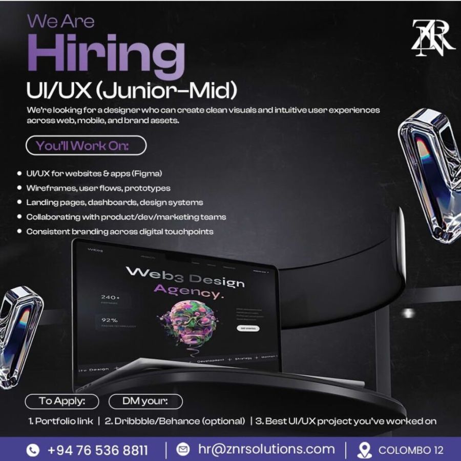 UI/UX Designer (Junior-Mid) - ITPro.lk